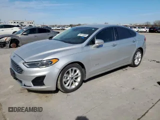2019 Ford Fusion Hybrid SEL with VIN 3FA6P0MU6KR239936, listed as a Copart auction lot 49115895 with 85,750 mi miles and Salvage Title. Bid and sale history available at carsss.com. Image 1.