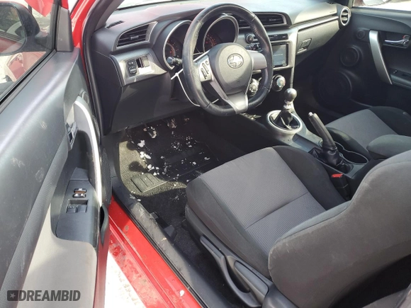 2016 Scion tC with VIN JTKJF5C79GJ017076, listed as a Copart auction lot 43139575 with 224,549 mi miles and Salvage Title. Bid and sale history available at carsss.com. Image 8.