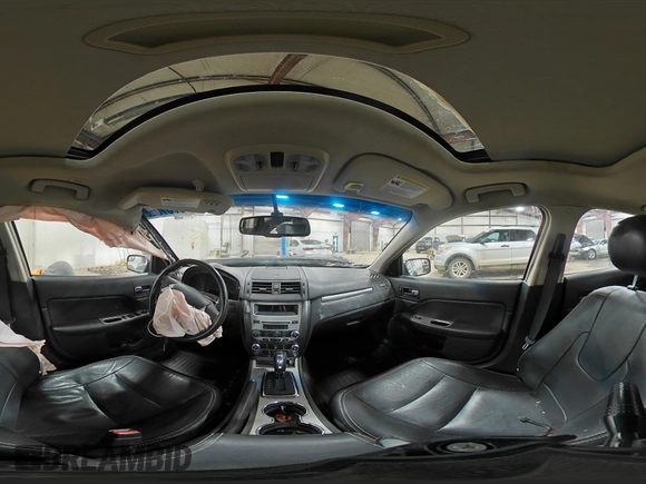 2011 Ford Fusion SEL with VIN 3FAHP0JA1BR345813, listed as a Copart auction lot 46787025 with 183,067 mi miles and Salvage Title. Bid and sale history available at carsss.com. Image 13.