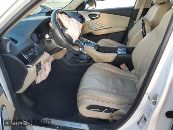 2020 Acura RDX Technology with VIN 5J8TC1H51LL001625, listed as a Copart auction lot 46814485 with 73,975 mi miles and Non Repairable. Bid and sale history available at DreamBid. Image 7.