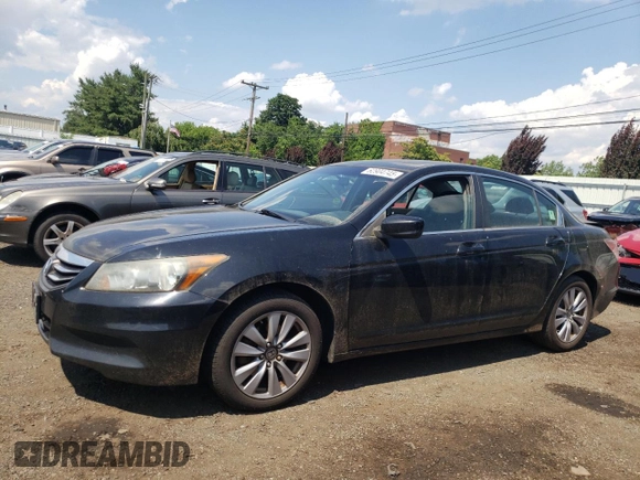 2011 Honda Accord EX with VIN 1HGCP2F77BA017840, listed as a Copart auction lot 62904745 with 121,104 mi miles and Salvage title. Bid and sale history available at DreamBid. Image 1.