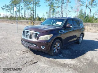 2012 Infiniti QX56 7-passenger with VIN JN8AZ2NE2C9018420, listed as a IAAI auction lot 41684018 with 126741 miles. Bid and sale history available at carsss.com. Image 17.
