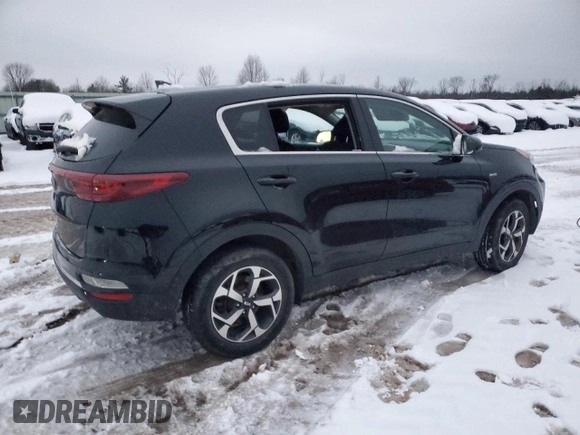 2021 Kia Sportage LX with VIN KNDPMCAC5M7892238, listed as a Copart auction lot 83064634 with 70,051 mi miles and Non Repairable. Bid and sale history available at carsss.com. Image 3.