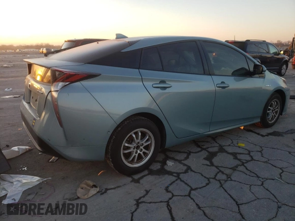 2018 Toyota Prius Two with VIN JTDKBRFU9J3065818, listed as a Copart auction lot 45777955 with 49,595 mi miles and Salvage Title. Bid and sale history available at DreamBid. Image 3.