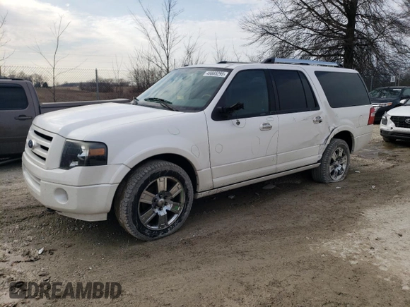 2010 Ford Expedition Max Limited with VIN 1FMJK2A57AEA38393, listed as a Copart auction lot 46665295 with 133,024 mi miles and Salvage title. Bid and sale history available at DreamBid. Image 1.