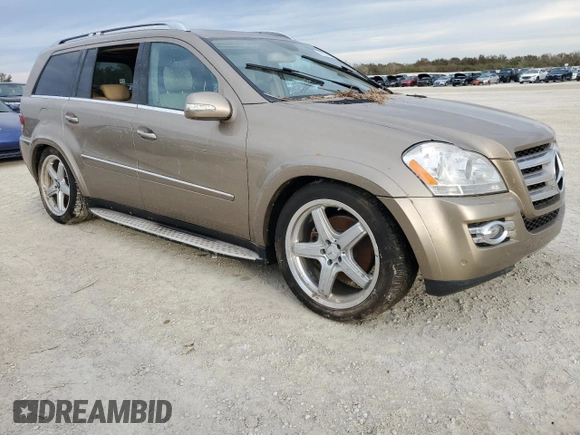2008 Mercedes-Benz GL-Class 5.5L with VIN 4JGBF86E78A346086, listed as a Copart auction lot 76274124 with Not Provided miles and Clean Title. Bid and sale history available at carsss.com. Image 4.