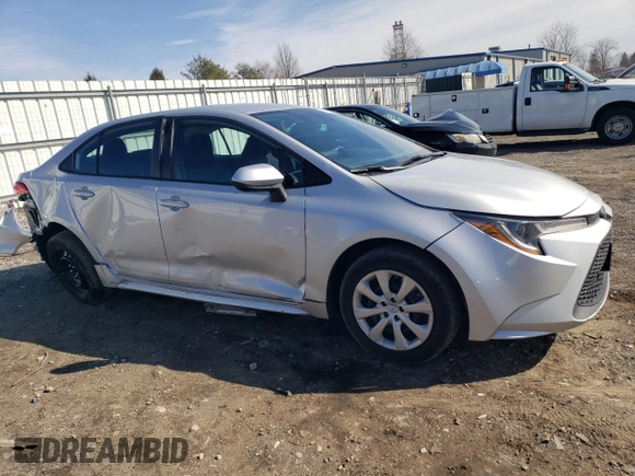 2022 Toyota Corolla LE with VIN 5YFEPMAE0NP305904, listed as a Copart auction lot 45330755 with 37,290 mi miles and Salvage Title. Bid and sale history available at carsss.com. Image 4.