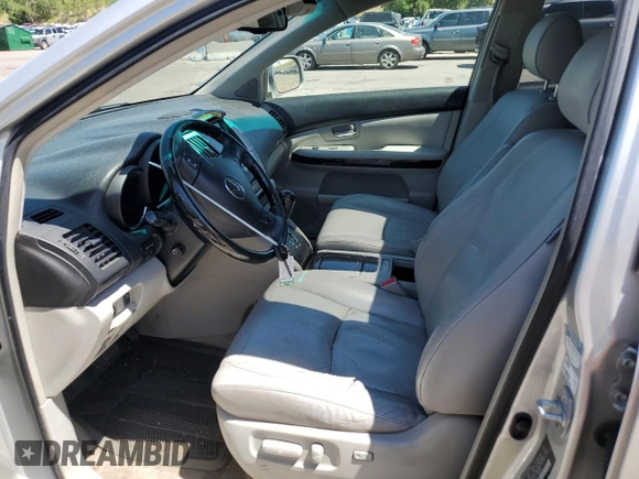 2008 Lexus RX 400h with VIN JTJGW31U482005960, listed as a Copart auction lot 61951524 with Not Provided miles and Salvage Title. Bid and sale history available at DreamBid. Image 7.