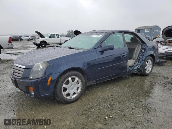 2003 Cadillac CTS with VIN 1G6DM57N330120435, listed as a Copart auction lot 43717145 with 63,895 mi miles and Salvage Title. Bid and sale history available at carsss.com. Image 1.