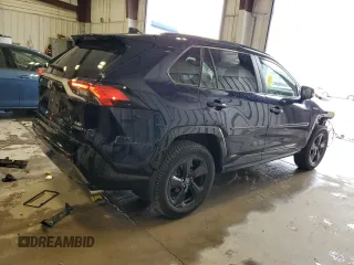 2021 Toyota RAV4 Hybrid XSE with VIN 2T3E6RFV7MW009954, listed as a Copart auction lot 54954425 with 61,397 mi miles and Salvage title. Bid and sale history available at DreamBid. Image 3.
