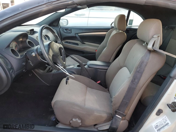 2005 Mitsubishi Eclipse GS with VIN 4A3AE45G45E001839, listed as a Copart auction lot 78421984 with 52,083 mi miles and Non Repairable. Bid and sale history available at carsss.com. Image 7.