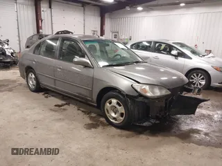 2005 Honda Civic z VIN JHMES96685S019115, wystawiony jako IAAI lot #41372322 z przebiegiem 121 314 mil mil oraz . Historia ofert i sprzedaży dostępna na DreamBid. Obrazek 1.