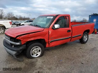 2002 Chevrolet Silverado 1500 LS with VIN 1GCEC14V42Z286295, listed as a Copart auction lot 87206524 with 137,682 mi miles and Non Repairable. Bid and sale history available at carsss.com. Image 1.