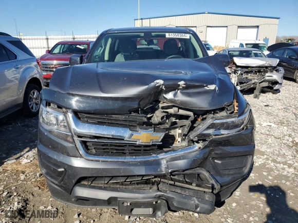 2017 Chevrolet Colorado 4WD WT with VIN 1GCGTBEN3H1331604, listed as a Copart auction lot 81358304 with 76,358 mi miles and Salvage Title. Bid and sale history available at carsss.com. Image 5.