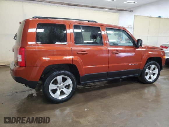2012 Jeep Patriot Latitude with VIN 1C4NJRFBXCD567765, listed as a Copart auction lot 47853055 with 107,892 mi miles and Clean Title. Bid and sale history available at carsss.com. Image 3.