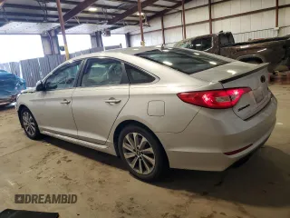 2015 Hyundai Sonata Sport with VIN 5NPE34AF0FH133053, listed as a Copart auction lot 55955845 with 103,767 mi miles and Salvage title. Bid and sale history available at DreamBid. Image 2.