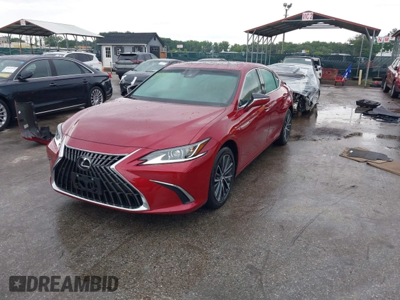 2025 Lexus ES 350 with VIN 58ADZ1B15SU188842, listed as a IAAI auction lot 42630513 with 4,835 mi miles and . Bid and sale history available at DreamBid. Image 18.