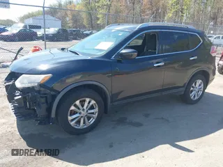 2016 Nissan Rogue SV with VIN KNMAT2MV6GP634539, listed as a IAAI auction lot 41987397 with 108,170 mi miles. Bid and sale history available at carsss.com. Image 2.