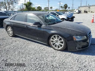 2015 Audi A8 L 4.0T with VIN WAU32AFD3FN002339, listed as a Copart auction lot 43997275 with 165,249 mi miles and Clean Title. Bid and sale history available at carsss.com. Image 4.