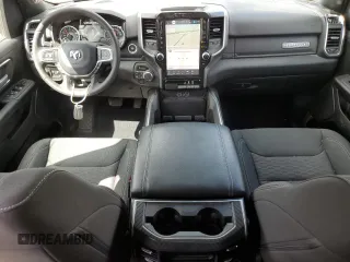 2025 Ram 1500 with VIN 1C6SRFBP5SN506206, listed as a Copart auction lot 55414155 with 5,892 mi miles and Salvage title. Bid and sale history available at DreamBid. Image 8.