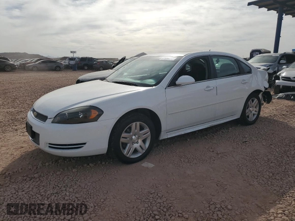 2014 Chevrolet Impala LT z VIN 2G1WB5E34E1133059, wystawiony jako Copart lot #47658895 z przebiegiem 57 557 mil mil oraz Szkoda całkowita • Salvage title. Historia ofert i sprzedaży dostępna na DreamBid. Obrazek 1.