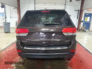 2017 Jeep Grand Cherokee Limited with VIN 1C4RJFBG1HC641024, listed as a Copart auction lot 52885535 with 106,044 mi miles and Salvage Title. Bid and sale history available at carsss.com. Image 6.