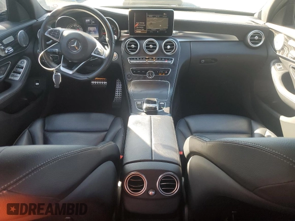 2015 Mercedes-Benz C-Class C 400 with VIN 55SWF6GB2FU027258, listed as a Copart auction lot 48703075 with 125,797 mi miles and Salvage Title. Bid and sale history available at carsss.com. Image 8.