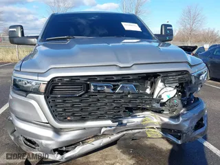 2025 Ram 1500 Big Horn with VIN 1C6RRFFG8SN514034, listed as a IAAI auction lot 41080475 with 5,322 mi miles. Bid and sale history available at carsss.com. Image 6.