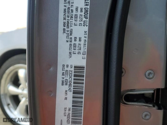 2013 Dodge Charger RT Plus with VIN 2C3CDXCTXDH661427, listed as a Copart auction lot 48746215 with 100,060 mi miles and Salvage Title. Bid and sale history available at carsss.com. Image 13.