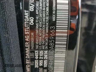 2013 Mercedes-Benz C 250 Sport с VIN WDDGF4HB1DA859663, выставлен на аукционе Copart как лот 60517295 с пробегом 80 699 миль миль и Списание • Salvage title. История ставок и продаж доступна на DreamBid. Изображение 12.