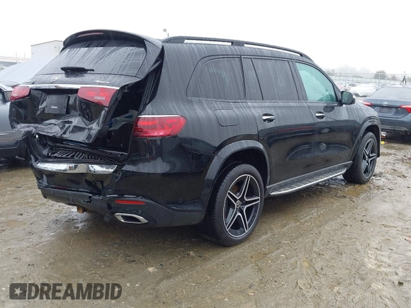 2024 Mercedes-Benz GLS 450 with VIN 4JGFF5KEXRB085487, listed as a IAAI auction lot 40887211 with 26,042 mi miles and . Bid and sale history available at DreamBid. Image 4.