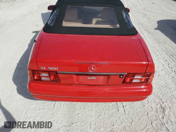 1999 Mercedes-Benz SL-Class with VIN WDBFA68F0XF178838, listed as a Copart auction lot 77040434 with 0 mi miles and Salvage Title. Bid and sale history available at carsss.com. Image 10.
