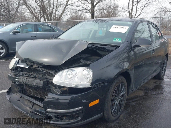 2008 Volkswagen Jetta Sedan S with VIN 3VWJZ71K18M046235, listed as a IAAI auction lot 41477069 with 123,607 mi miles. Bid and sale history available at carsss.com. Image 17.