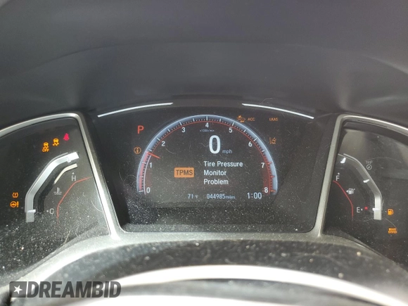 2021 Honda Civic Sedan Sport with VIN 2HGFC2F84MH536723, listed as a Copart auction lot 49102845 with 44,985 mi miles and Salvage Title. Bid and sale history available at carsss.com. Image 9.