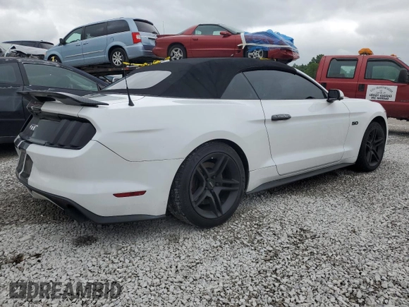2017 Ford Mustang GT Premium с VIN 1FATP8FF1H5287310, выставлен на аукционе Copart как лот 58651515 с пробегом 84 823 миль миль и Списание • Salvage title. История ставок и продаж доступна на DreamBid. Изображение 3.