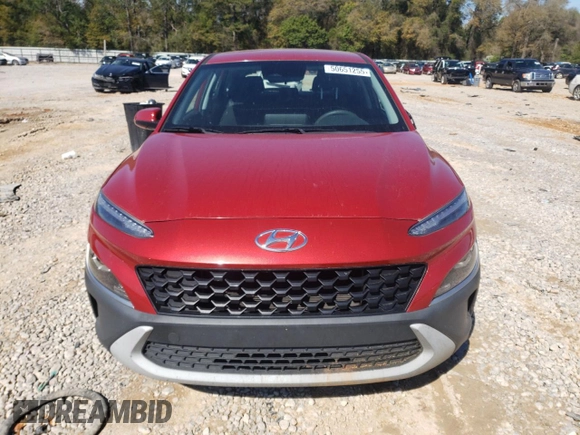 2022 Hyundai Kona Preferred with VIN KM8K22AB1NU766989, listed as a Copart auction lot 50651255 with 77,538 mi miles and Salvage Title. Bid and sale history available at carsss.com. Image 5.