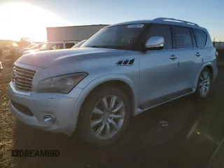 2012 Infiniti QX56 7-passenger with VIN JN8AZ2NE3C9020984, listed as a Copart auction lot 79496474 with 335,406 mi miles and Clean Title. Bid and sale history available at carsss.com. Image 1.