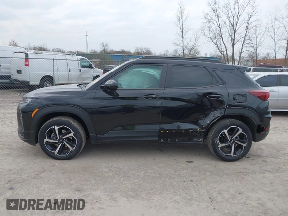 2023 Chevrolet TrailBlazer RS with VIN KL79MUSL2PB151394, listed as a IAAI auction lot 42063565 with 10,634 mi miles and . Bid and sale history available at DreamBid. Image 14.