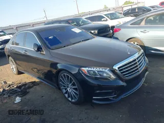 2015 Mercedes-Benz S 550 with VIN WDDUG8CB3FA119694, listed as a IAAI auction lot 42022141 with 181,590 mi miles and . Bid and sale history available at carsss.com. Image 1.