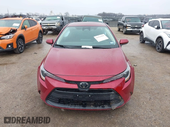 2025 Toyota Corolla LE with VIN 5YFB4MDE9SP246466, listed as a IAAI auction lot 41523599 with 3,200 mi miles. Bid and sale history available at carsss.com. Image 12.
