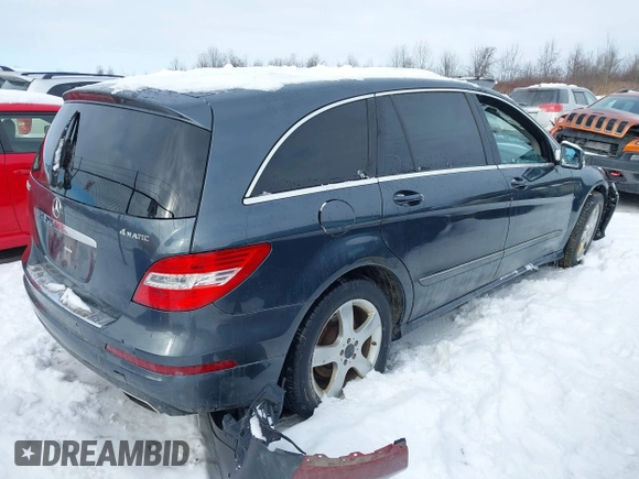 2011 Mercedes-Benz R 350 with VIN 4JGCB6FE6BA119144, listed as a IAAI auction lot 41418354 with 162,892 mi miles and . Bid and sale history available at DreamBid. Image 4.