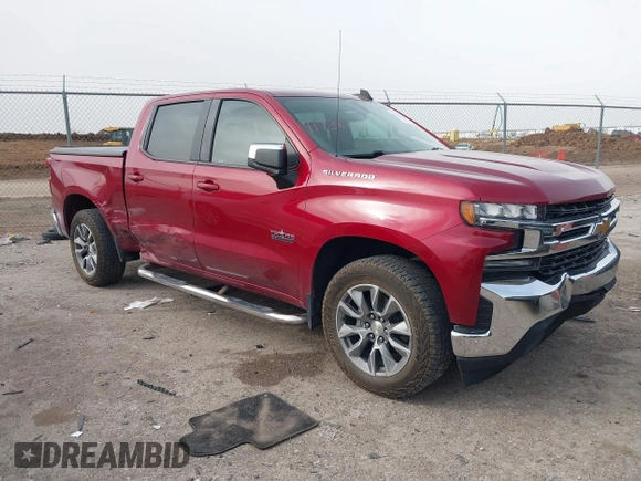 2020 Chevrolet Silverado 1500 LT with VIN 1GCPWCED7LZ284186, listed as a IAAI auction lot 41736131 with 137,454 mi miles. Bid and sale history available at carsss.com. Image 1.