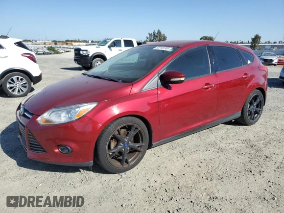 2014 Ford Focus SE with VIN 1FADP3K27EL219529, listed as a Copart auction lot 53718745 with 104,692 mi miles and Salvage Title. Bid and sale history available at carsss.com. Image 1.
