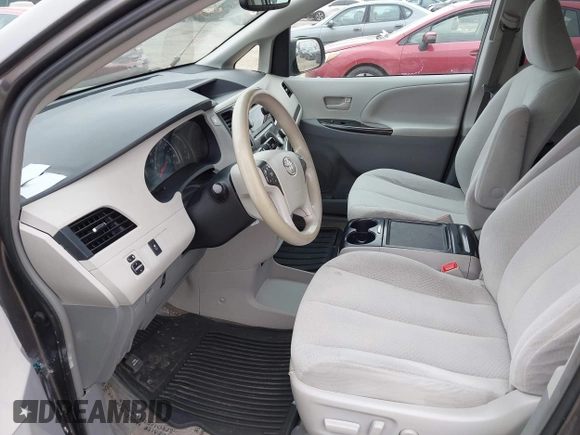 2012 Toyota Sienna LE with VIN 5TDJK3DCXCS047056, listed as a IAAI auction lot 41780756 with 179,624 mi miles. Bid and sale history available at carsss.com. Image 19.