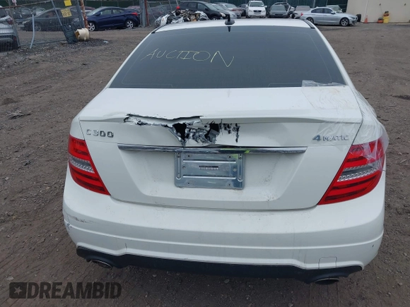2012 Mercedes-Benz C-Class C 300 Sport with VIN WDDGF8BB2CF878126, listed as a IAAI auction lot 41927688 with 999,999 mi miles. Bid and sale history available at carsss.com. Image 15.