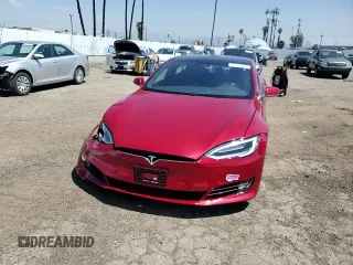 2018 Tesla Model S 75D with VIN 5YJSA1E20JF297943, listed as a Copart auction lot 52164325 with 46,051 mi miles and Salvage title. Bid and sale history available at DreamBid. Image 11.