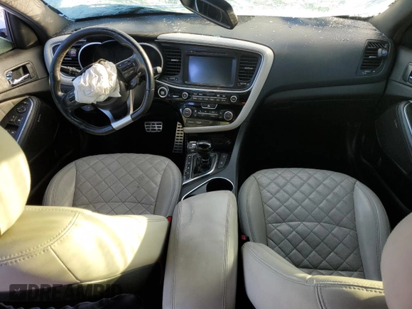 2015 Kia Optima SXL Turbo with VIN 5XXGR4A69FG389596, listed as a Copart auction lot 42535615 with Not Provided miles and Salvage Title. Bid and sale history available at DreamBid. Image 8.