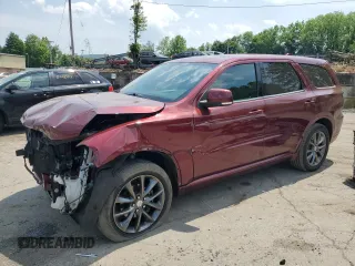2018 Dodge Durango GT with VIN 1C4RDJDG9JC395675, listed as a Copart auction lot 59789235 with 65,270 mi miles and Salvage title. Bid and sale history available at DreamBid. Image 1.