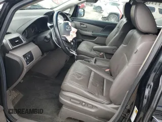 2013 Honda Odyssey EX-L with VIN 5FNRL5H61DB019930, listed as a Copart auction lot 54666775 with 175,300 mi miles and Salvage title. Bid and sale history available at DreamBid. Image 7.