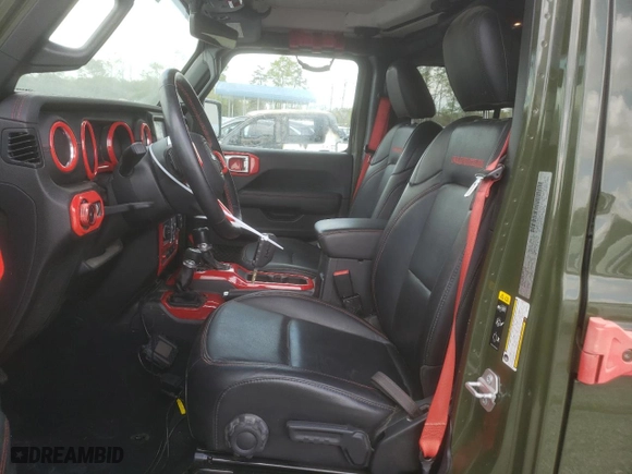 2020 Jeep Wrangler Unlimited Rubicon with VIN 1C4HJXFN9LW315814, listed as a Copart auction lot 49147855 with 28,902 mi miles and Salvage Title. Bid and sale history available at carsss.com. Image 7.